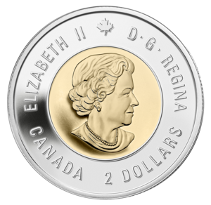 2014 Toonie - Wait for me Daddy obverse